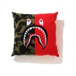 Bape 1st Camo Shark Square Cushion Red