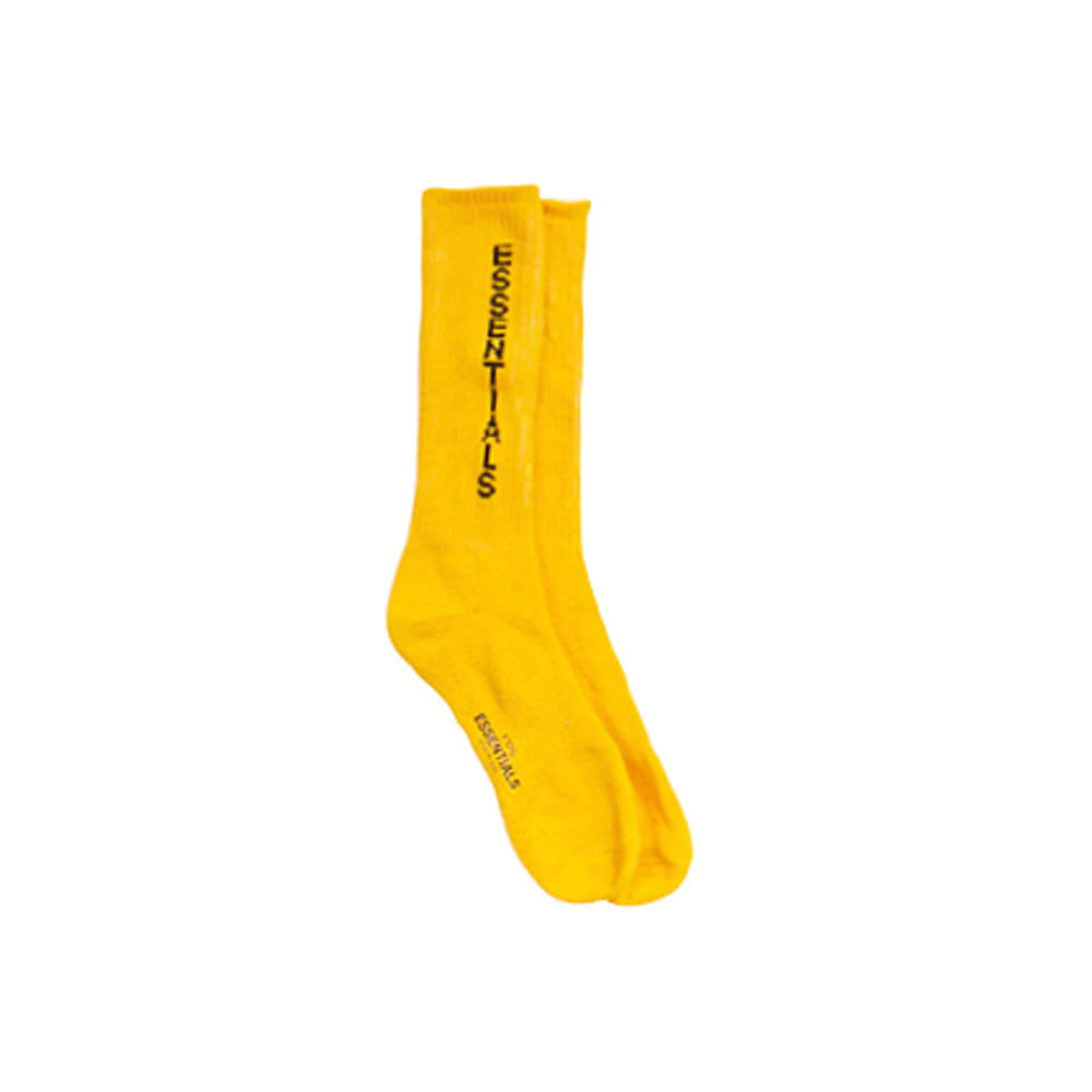 FEAR OF GOD Essentials Graphic Socks YellowFEAR OF GOD Essentials ...