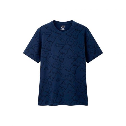 KAWS x Uniqlo All Over Holiday Print Tee (US Sizing) Blue