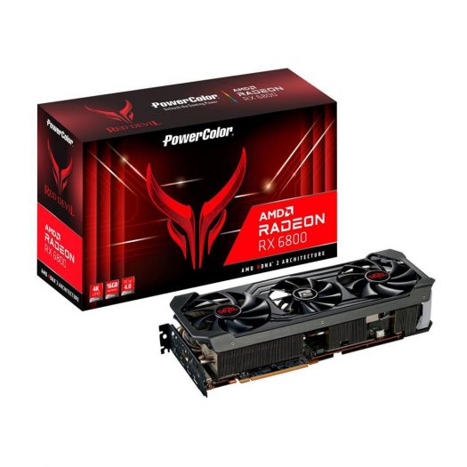 AMD PowerColor RED DEVIL Radeon RX 6800 XT Graphics Card (AXRX 6800XT 16GBD6-3DHE/OC)