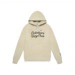 OVO Pompom Script Hoodie Beige