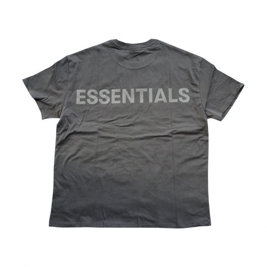 Fear Of God Essentials Logo Boxy T-shirt Black/black