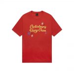 OVO Pompom Script T-Shirt Red