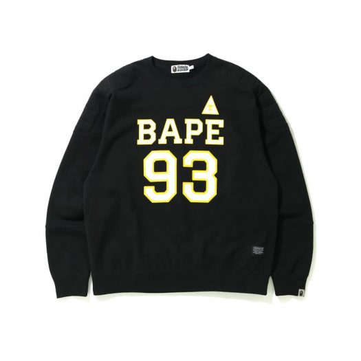 Bape Military Padded Relaxed Fit Crewneck Black