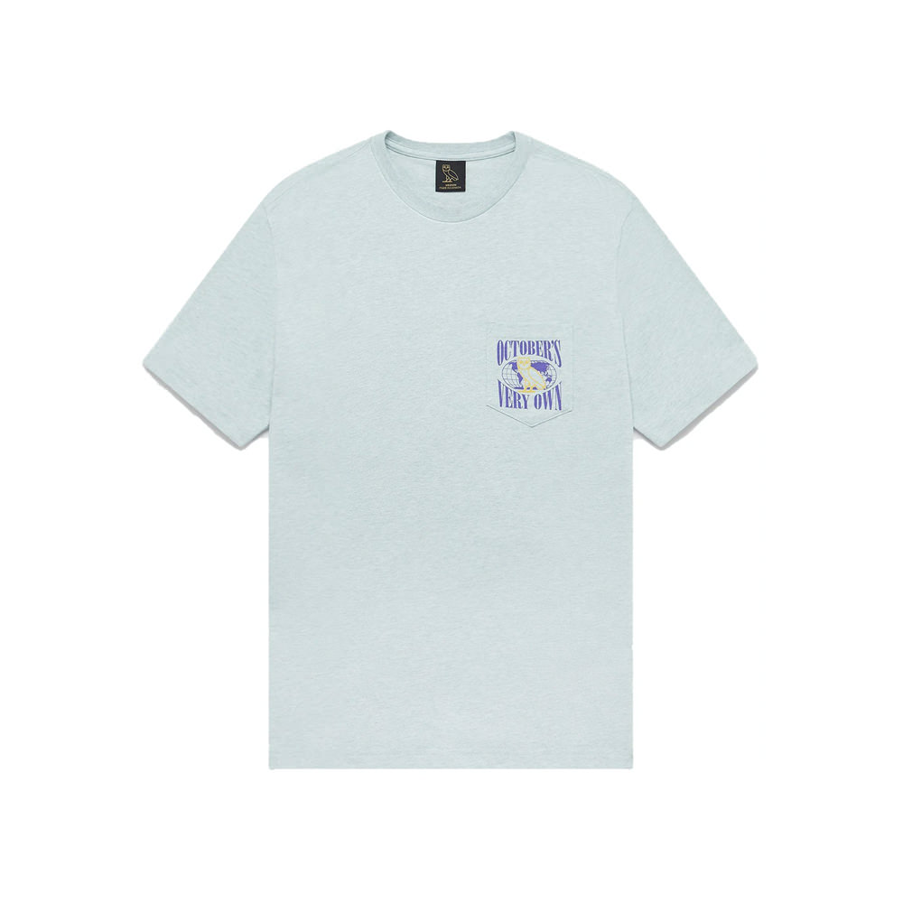 OVO World Tour Pocket T-Shirt Heather SlateOVO World Tour Pocket T ...