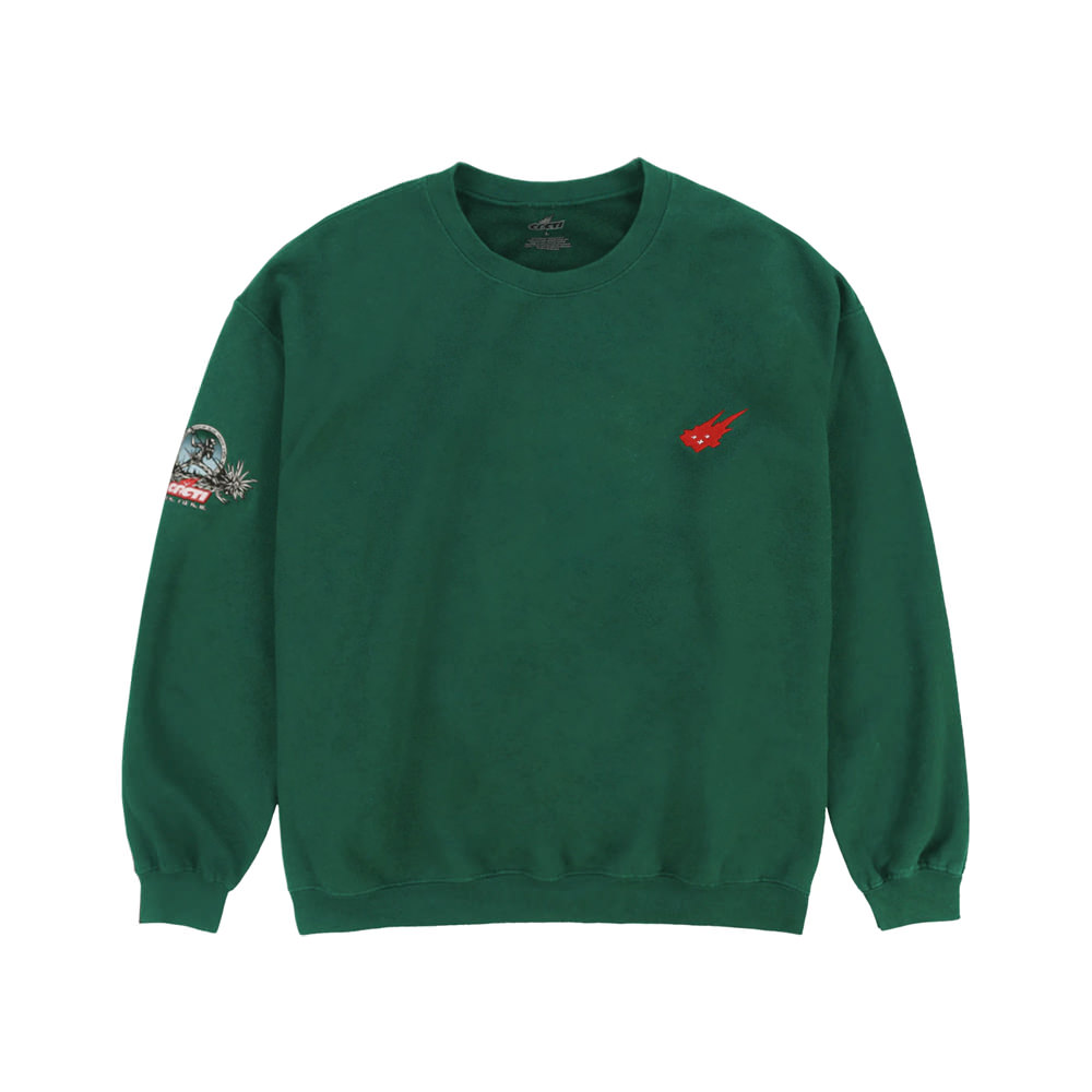 Travis Scott Cacti Icon Heritage Crewneck GreenTravis Scott Cacti