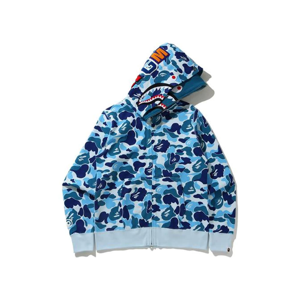 Bape shark hoodie blue zara parfum black