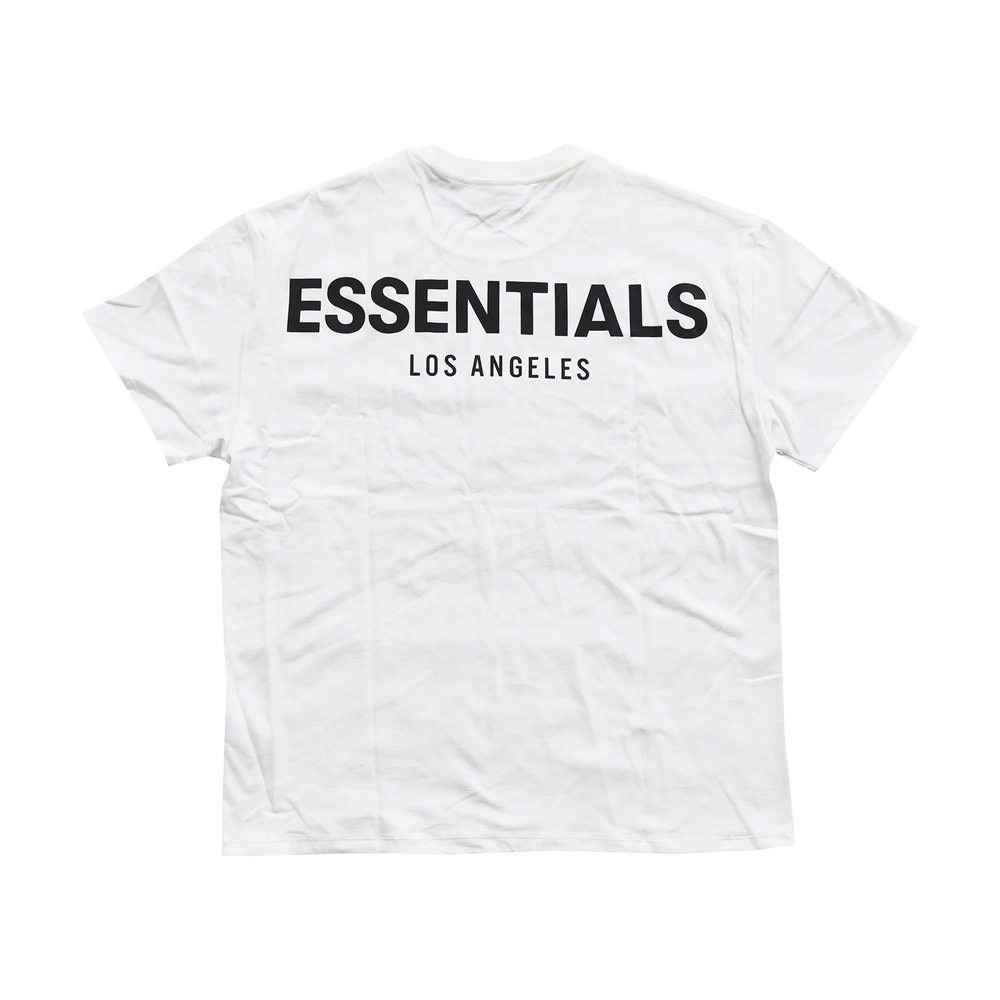 Fear of God Essentials Los Angeles 3M Boxy T-Shirt Black - FW19 - US