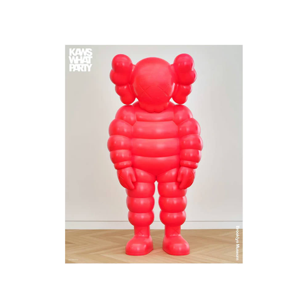 KAWS Brooklyn Museum WHAT PARTY PosterKAWS Brooklyn Museum WHAT ...