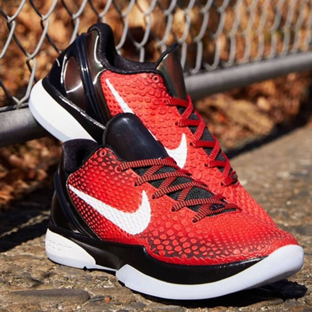 kobe 6 red and white