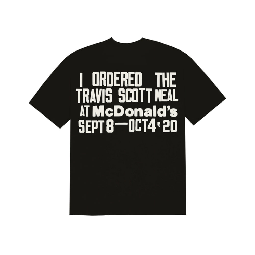 Travis Scott x CPFM 4 CJ Burger Mouth T-Shirt Black