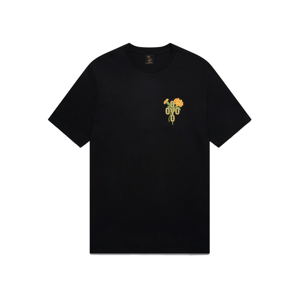 OVO Marigold Crest T-Shirt BlackOVO Marigold Crest T-Shirt Black - OFour