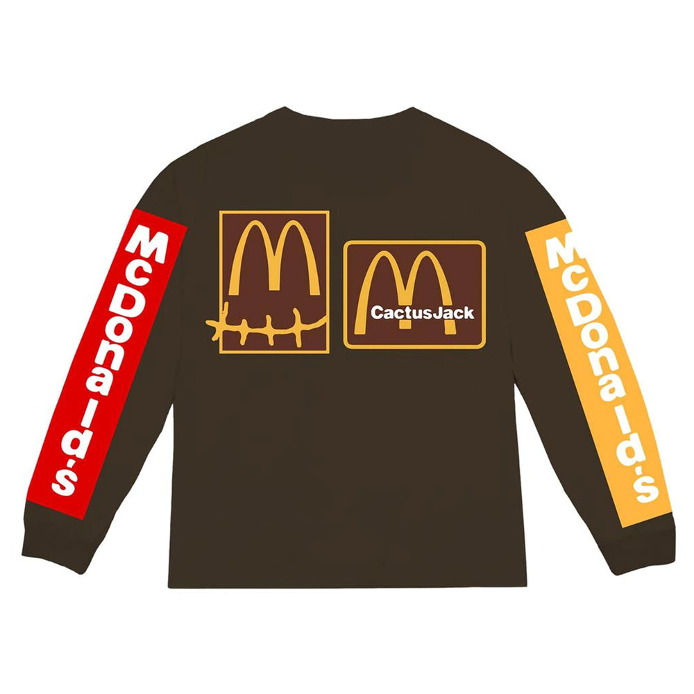 Travis Scott x CPFM 4 CJ Souvenir L/S T-Shirt BrownTravis Scott x