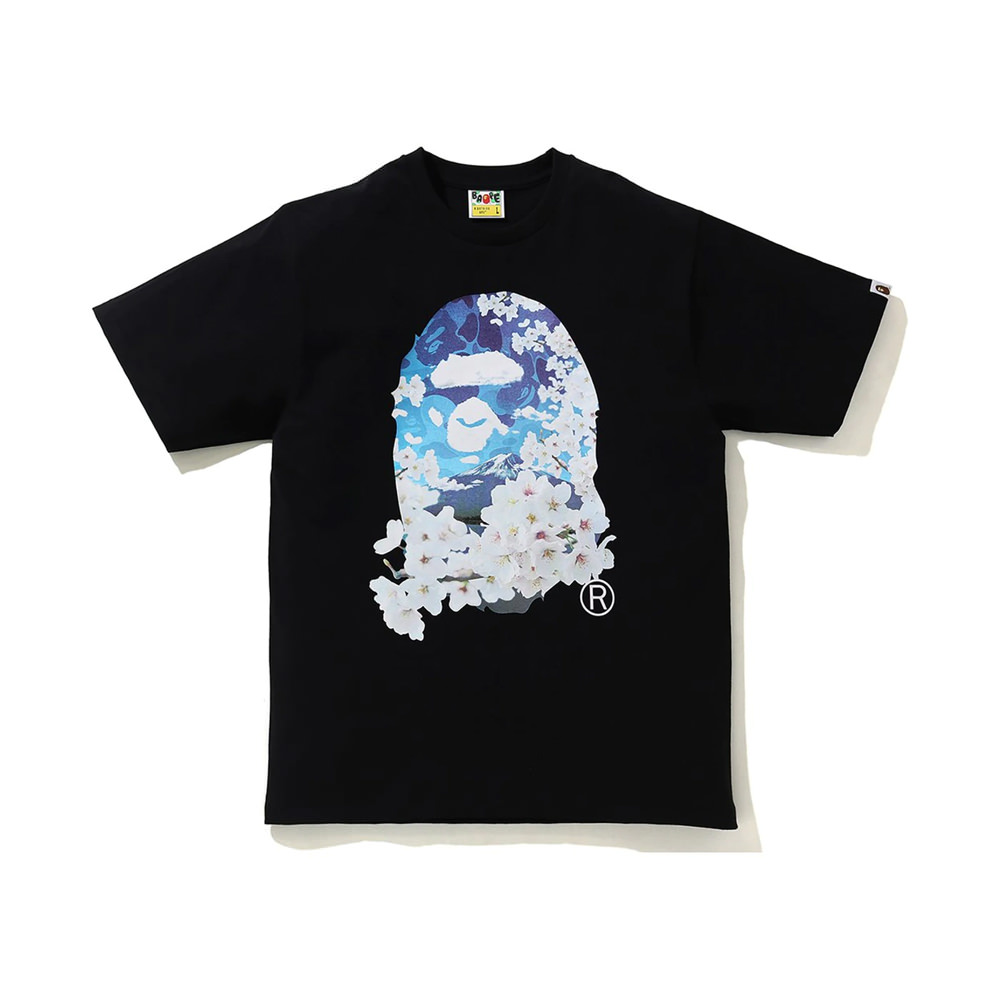 BAPE SAKURA APE HEAD TEE 桜Tシャツ M - Tシャツ/カットソー(半袖/袖なし)