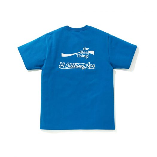 Bape X Coca Cola Tee Blue