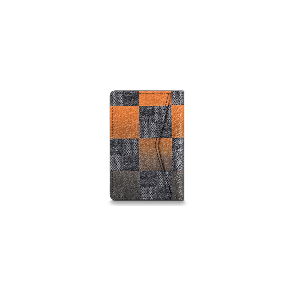 Louis Vuitton Passport Cover Damier Graphite Giant Blue in Coated Canvas  with Palladium-tone - US