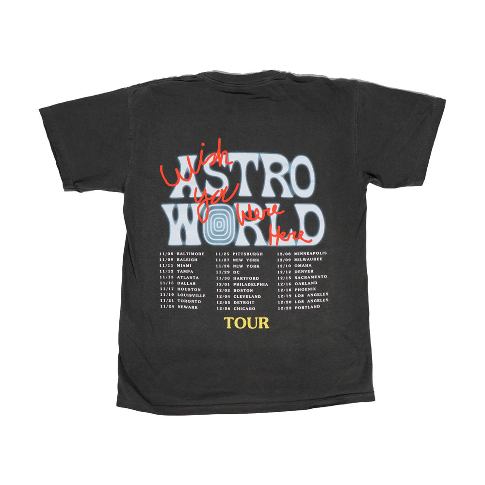 Travis Scott Astroworld Horse Head Tee Washed BlackTravis Scott ...