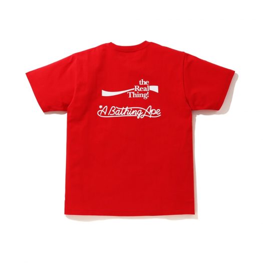 Bape X Coca Cola Tee Red