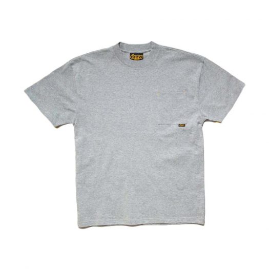 drew house basic ss pocket tee (SS21) heather grey