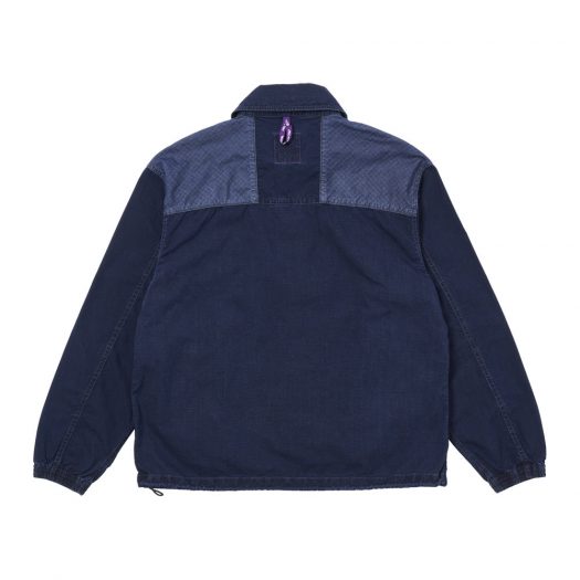 Palace x The North Face Purple Label Indigo Ripstop Coach Jacket Indigo