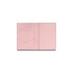 Louis Vuitton Passport Cover Monogram (3 Cqrd Slot) Vivienne Holiday Rose Ballerine Pink in Coated Canvas