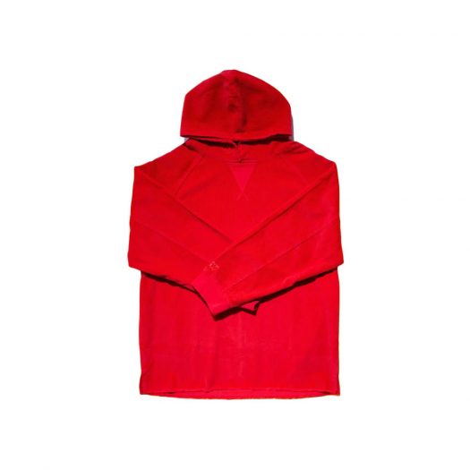 drew house corduroy hoodie red