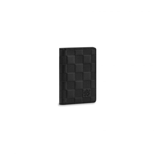 Louis Vuitton Kusama Monogram Eclipse Reverse Pocket Organizer Wallet 4LV0501