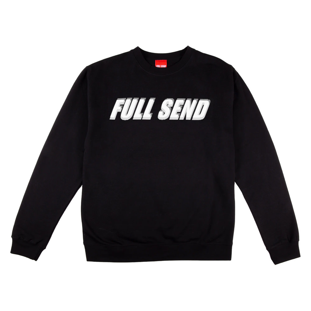 black full send shirt