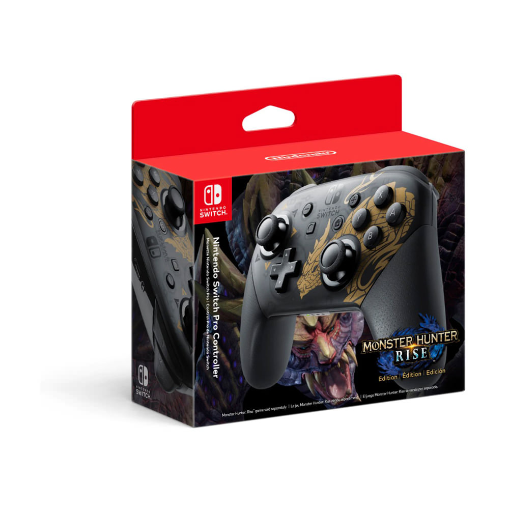 Nintendo Switch Pro Controller Monster Hunter Rise Edition Hacafsskn Ofour