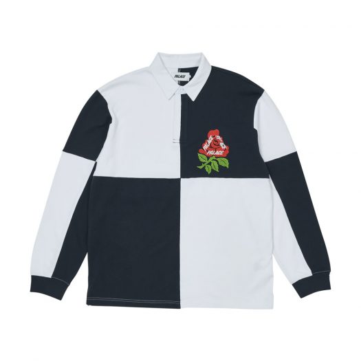 Palace Rugger Bugger Rugby White/Navy