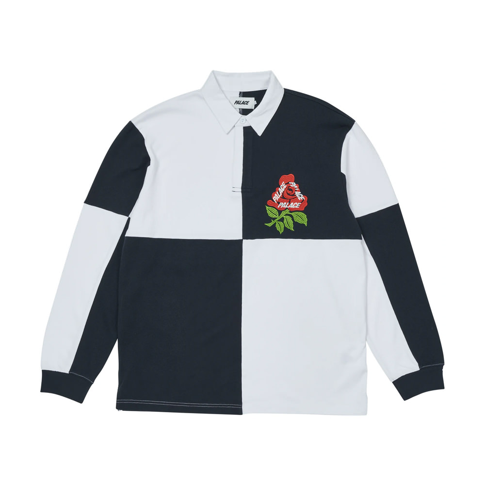 Palace Rugger Bugger Rugby White/NavyPalace Rugger Bugger Rugby