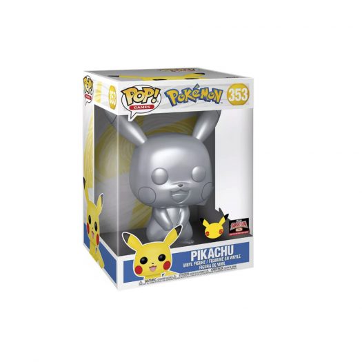 Funko Pop! Games Pokemon Pikachu (Metallic) Target Con Exclusive (10 Inch) Figure #353