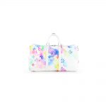 Louis Vuitton Keepall 50 Monogram Watercolor in Canvas with Silver-tone