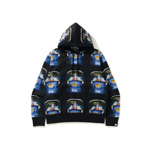 Bape Invasion Relaxed Pullover Hoodie Black