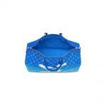 Louis Vuitton Keepall Bandouliere Clouds Monogram 50 Blue in Coated Canvas with Silver-tone