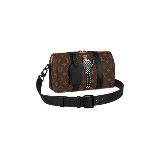 Louis Vuitton City Keepall in Coated Canvas with Black-tone