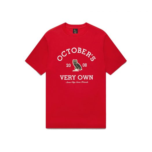 OVO Collegiate T-Shirt Red
