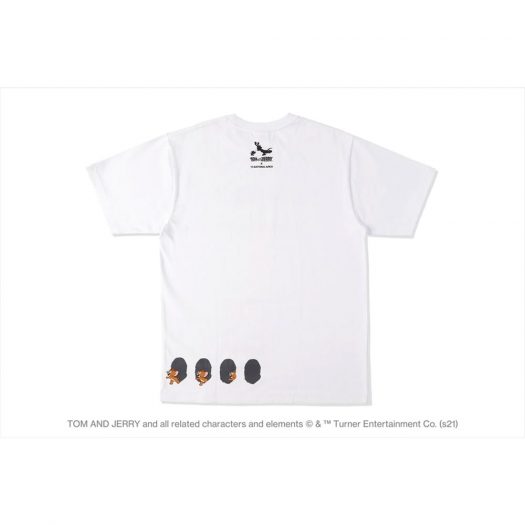Bape X Tom And Jerry Tee White