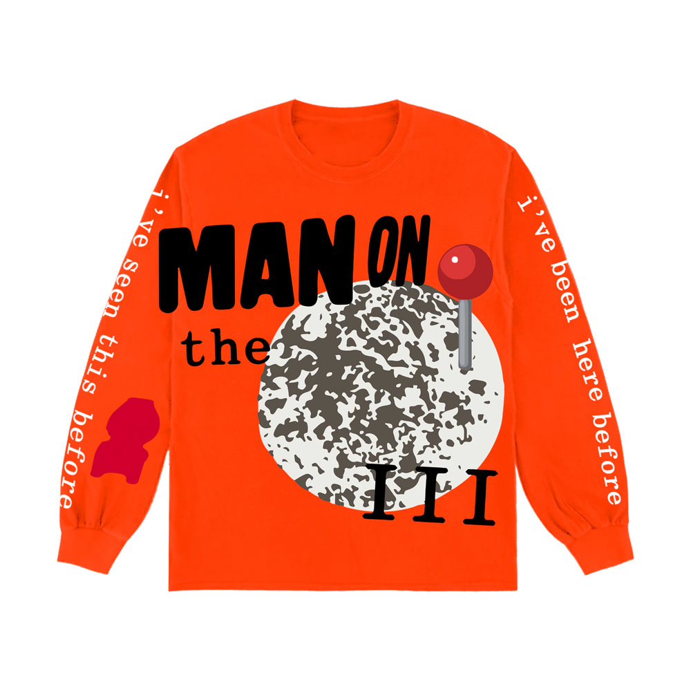 Kid Cudi CPFM For MOTM III Return 2 Madness L/S T-Shirt OrangeKid