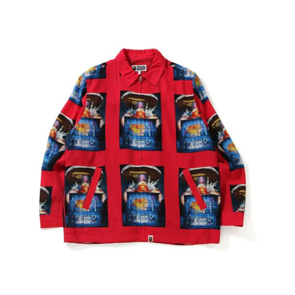 Supreme Scarface Trucker Jacket World is yours Denim Red Size M