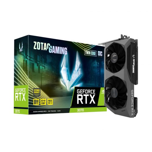 NVIDIA ZOTAC GAMING GeForce RTX 3070 Twin Edge OC (ZT-A30700H-10P)