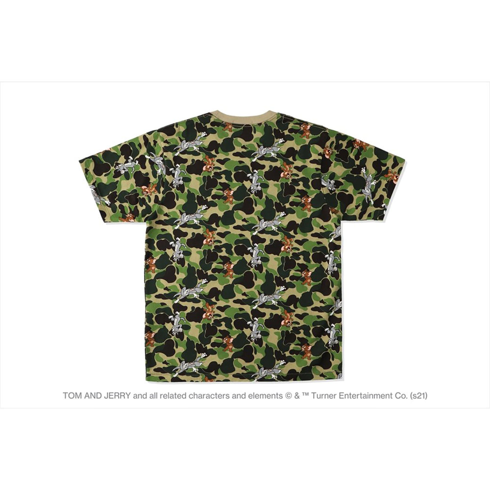 Bape X Tom And Jerry Camo Tee Greenbape X Tom And Jerry Camo Tee Green Ofour