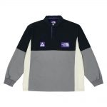 Palace x The North Face Purple Label High Bulky Rugby Shirt Navy