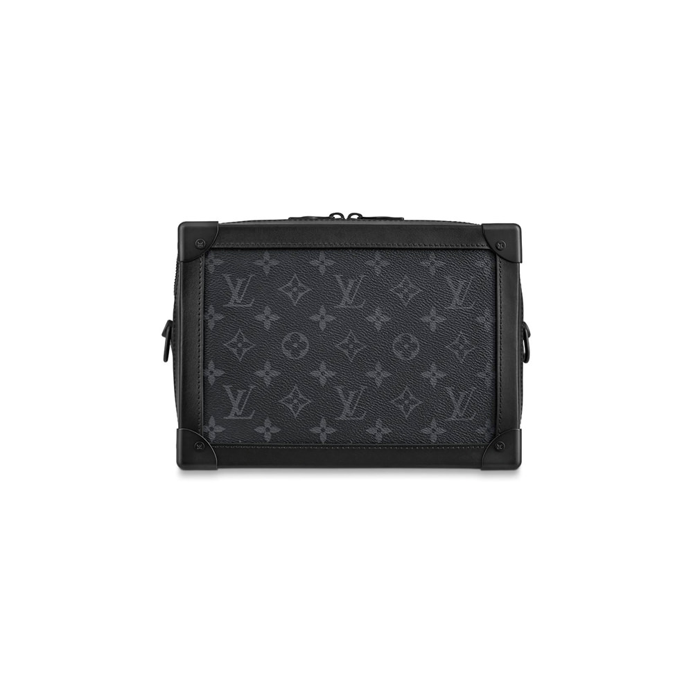Louis Vuitton Soft Trunk Monogram Eclipse Black in Coated Canvas/Leather  with Matte Black - US