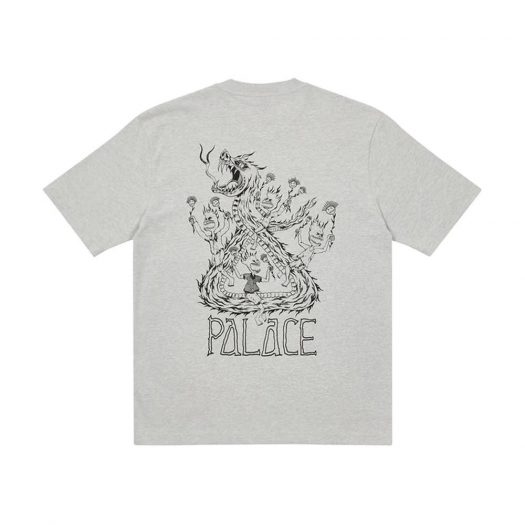 Palace Lotties Classic T-Shirt Grey Marl