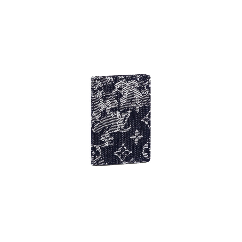 Louis Vuitton Black, Pattern Print LV Monogram Coated Canvas Pocket Organizer