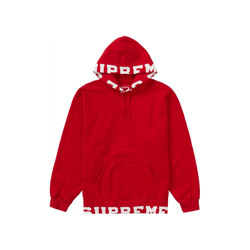 cropped logo hooded sweatshirt supreme