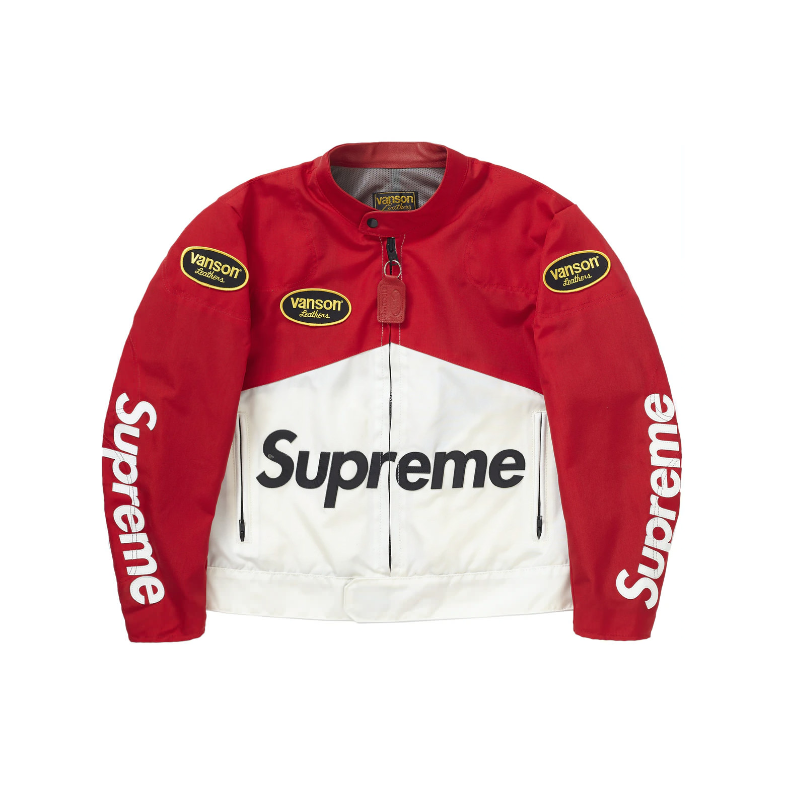 Supreme Vanson Leathers Cordura Jacket RedSupreme Vanson Leathers