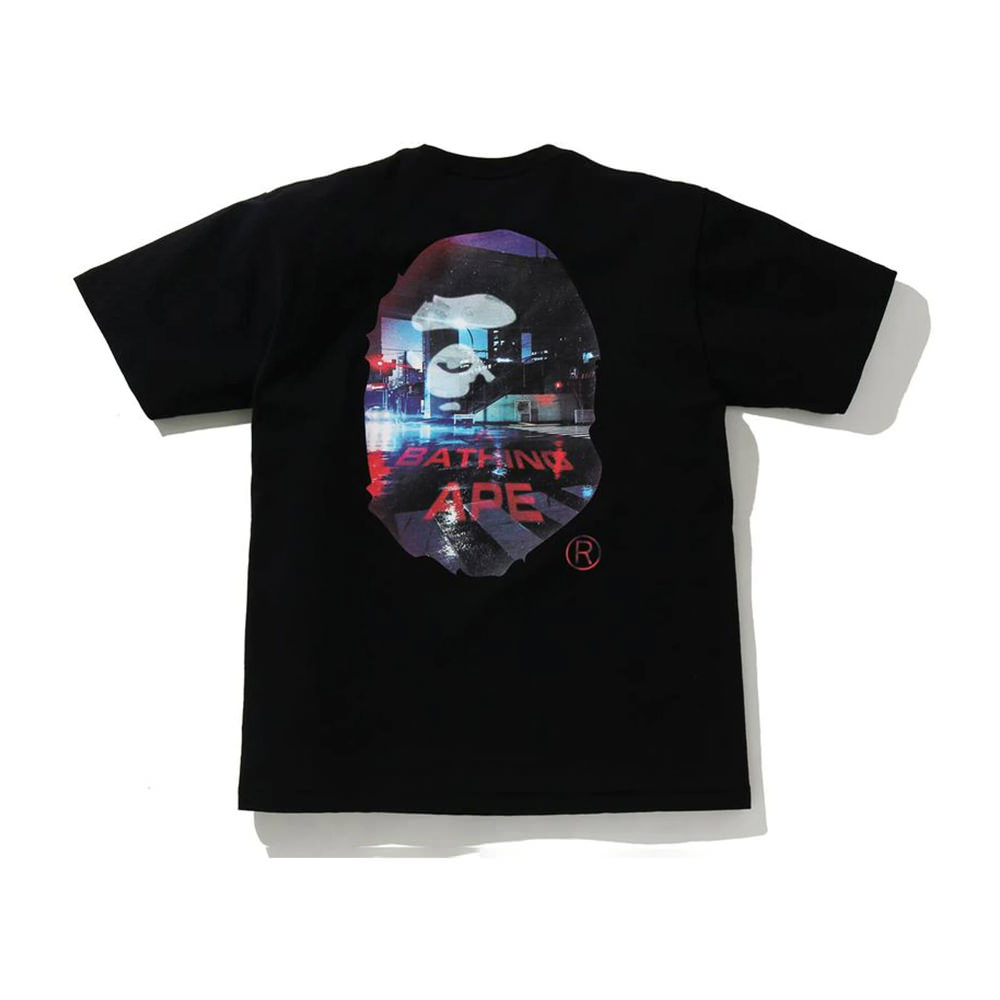 Bape A Bathing Ape Back Street Tee BlackBape A Bathing Ape Back