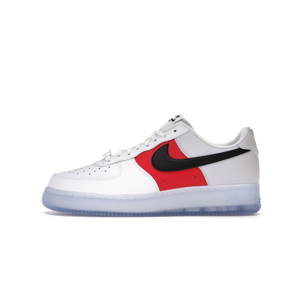 Nike Air Force 1 Low White Red Black (Icy Soles)Nike Air Force 1 